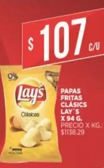 Supermercados DIA Lay's Papas Fritas Clasics Lay's x 94 g oferta