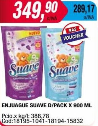 Maxiconsumo ENJUAGUE SUAVE D/PACK X 900 ML oferta