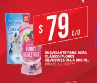 Supermercados DIA Suavizante Para Ropa Clasico / Flores Silvestres Dia x 100ml oferta