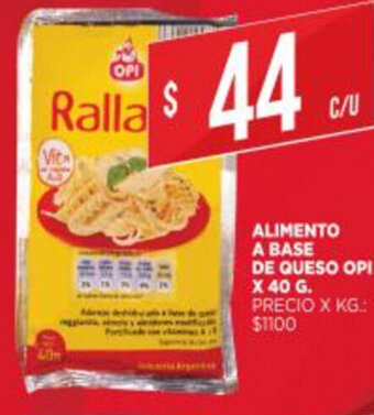 Supermercados DIA Alimento A Base De Queso OPI x 40g oferta
