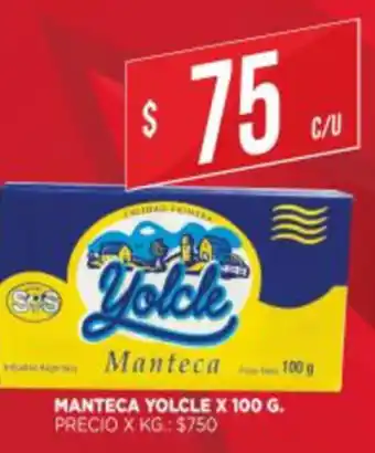 Supermercados DIA Yolcle Manteca x 100g oferta