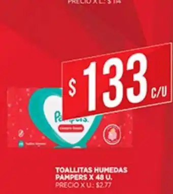 Supermercados DIA Pampers Toallitas Humedas x 43 u oferta