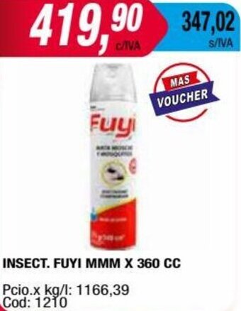 Maxiconsumo INSECT. FUYI MMM X 360 CC oferta