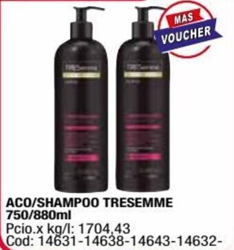 Maxiconsumo ACO/SHAMPOO TRESEMME 750/880ml oferta