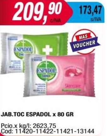 Maxiconsumo JAB.TOC ESPADOL x 80 GR oferta