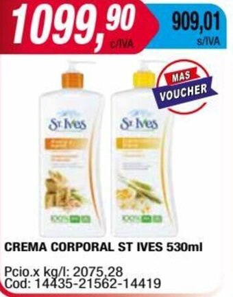 Maxiconsumo CREMA CORPORAL ST IVES 530ml oferta