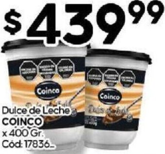 Diarco Dulce de Leche COINCO x 400gr oferta