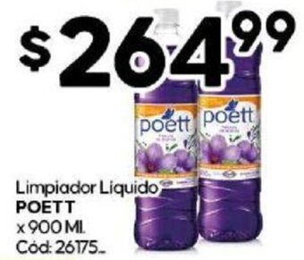 Diarco Limpiador Liquido POETT x 900ml oferta