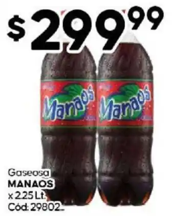 Diarco Gaseosa MANAOS x 225 Lt Cód: 29802 oferta