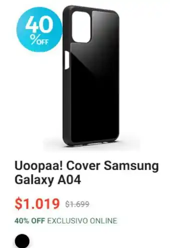 Claro Uoopaa! Cover Samsung Galaxy A04 oferta
