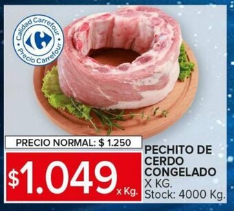 Carrefour Maxi PECHITO DE CERDO CONGELADO x kg oferta