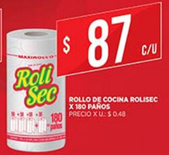Supermercados DIA Rolisec Rollo De Cocina x 180 Paños oferta