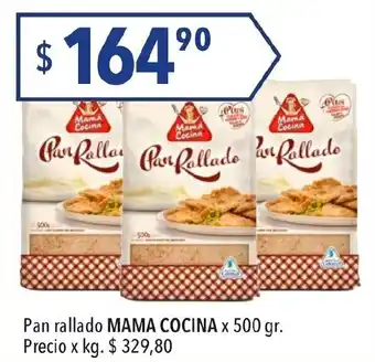 Hergo Pan rallado MAMA COCINA x 500 gr. oferta