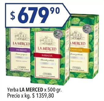 Hergo Yerba LA MERCED x 500 gr. oferta