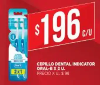 Supermercados DIA Oral - B Cepillo Dental Indicator x 2u oferta