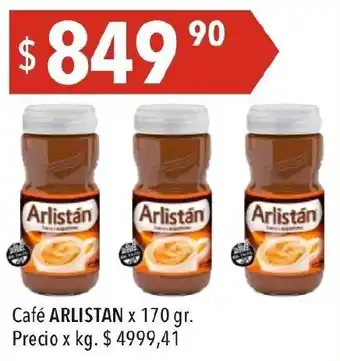 Hergo Café ARLISTAN x 170 gr. oferta