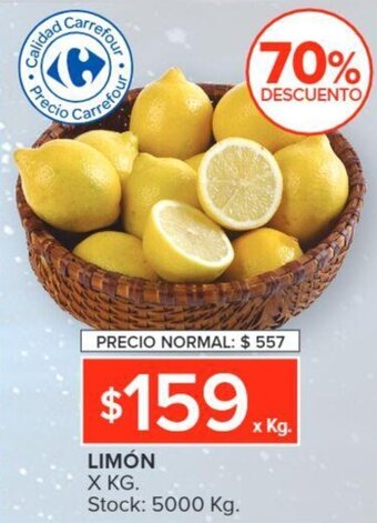 Carrefour LIMÓN X KG. oferta