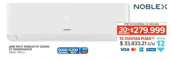 Carrefour AIRE SPLIT NOBLEX FC 5200W FC NXS50HA4CN oferta