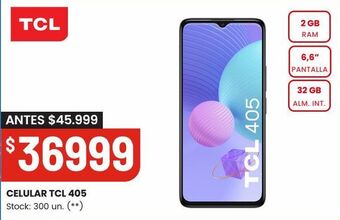 Changomas Celular tcl 405 oferta