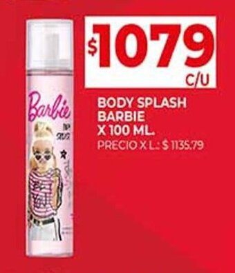 Supermercados DIA BODY SPLASH BARBIE X 100 ML. oferta
