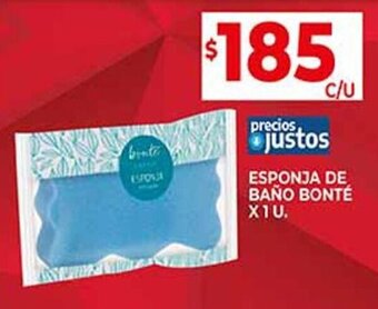 Supermercados DIA ESPONJA DE BAÑO BONTÉ X 1 U. oferta