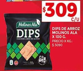 Supermercados DIA DIPS DE ARROZ MOLINOS ALA X 100 G. oferta