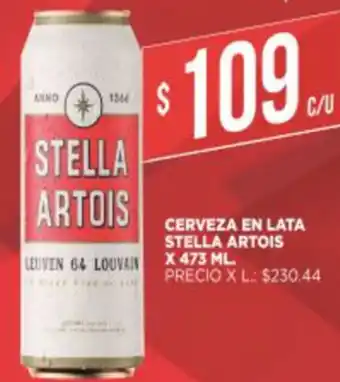 Supermercados DIA Stella Artois Cerveza En Lata x 473 ml oferta