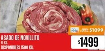 Supermercados Vea ASADO DE NOVILLITO EL KG. DISPONIBLES 1500 KG. oferta