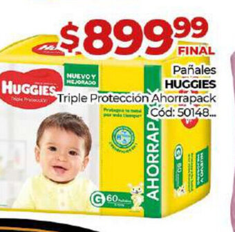 Diarco Huggies Pañales Triple Proteccion Ahorrapack oferta