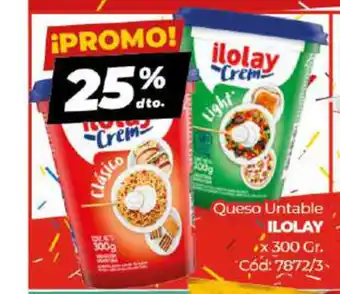 Diarco Ilolay Queso Untable x 300gr oferta