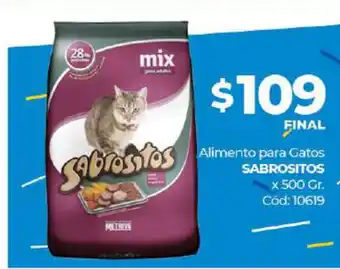 Diarco Sabrositos Alimento para Gatos x 500gr oferta