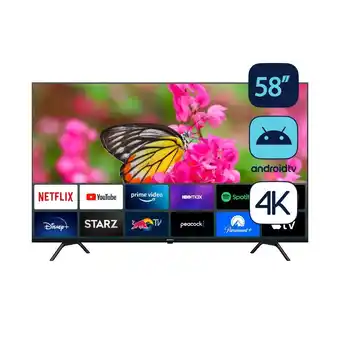 Frávega Smart tv led 58” 4k uhd admiral ad58g22 oferta