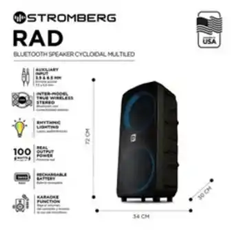 Mobilar Parlante 10 pulgadas potenciado portatil stromberg rad oferta