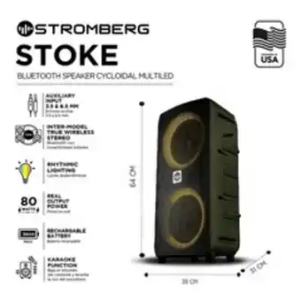 Mobilar Parlante 8 pulgadas potenciado portatil stromberg stoke oferta