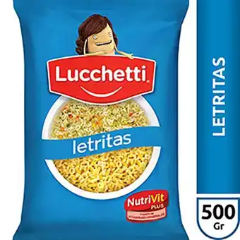 El Abastecedor Lucchetti fideos sopa letritx500g oferta