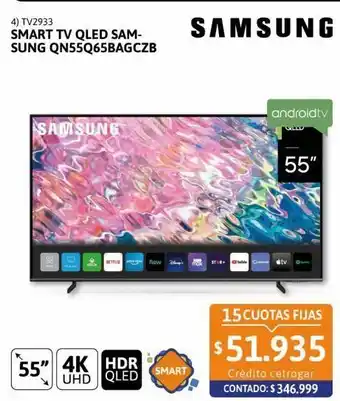 Cetrogar Smart tv samsung oferta