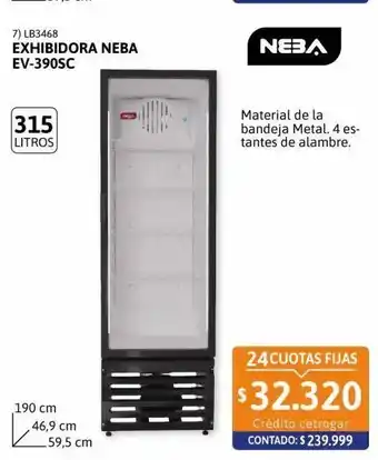 Cetrogar Exhibidora neba oferta