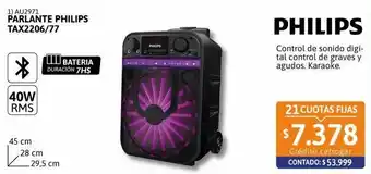 Cetrogar Parlantes philips oferta