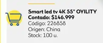Coppel Smart tv led 55 oyility oferta