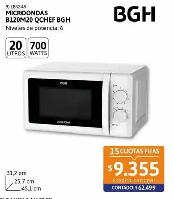 Cetrogar Microondas bgh oferta