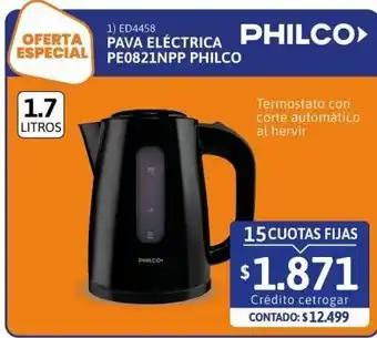 Cetrogar Pava eléctrica philco oferta