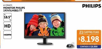 Cetrogar Monitor philips oferta