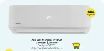 Coppel Aire split philco oferta