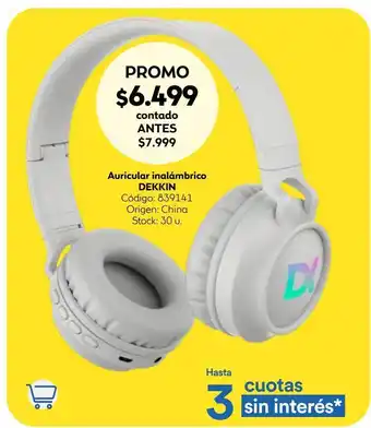 Coppel Auricular inalámbrico dekkin oferta