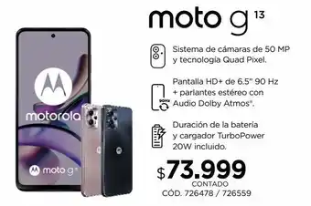 Coppel Moto g13 oferta