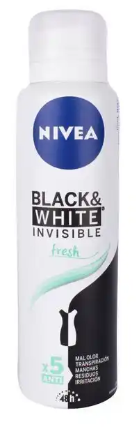Ferniplast Desodorante nivea aero invis b&w fresh fem 150ml oferta