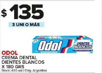 Carrefour Maxi Odol Crema Dental Dientes Blancos x 180grs oferta