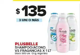 Carrefour Maxi Plusbelle Shampoo Acond. Vs Fragancias x 1lt oferta