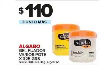 Carrefour Maxi Algabo Gel Fijador Varios Pote oferta