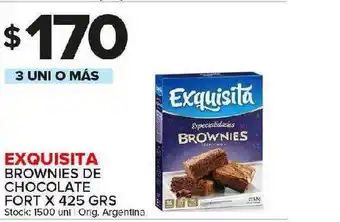 Carrefour Maxi Exquisita Brownies De Chocolate Fort x 450grs oferta